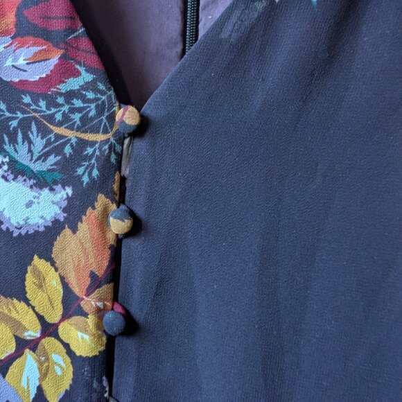 Madewell Lilyblossom Button-Front Dress in Blooming Oasis sz 14 - Picture 6 of 8